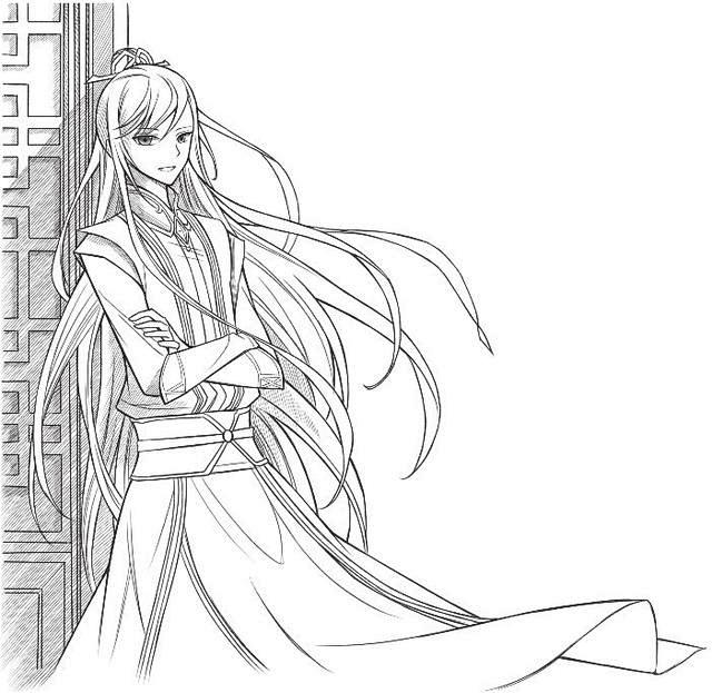 古风男性人物的动态绘制