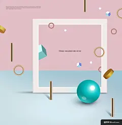 立体 空间几何设计素材平面设计