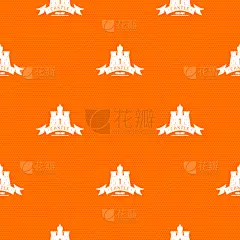 式样,橙色,几何形状,灰色,古老的,童话故事,复古,重复