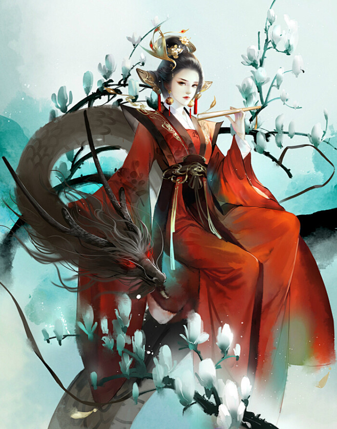 古风美人绘师指尖糖