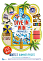 "Dive In" campaign and animation for Ego Sunsense