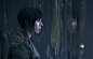 People 3600x2289 Ghost in the Shell Scarlett Johansson movies blue hair Kusanagi Motoko cyborg