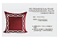 MISS LAPIN新古典/样板房沙发靠包抱枕/红色边框立体手工绣珠方枕-淘宝网
