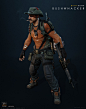 Fletcher - Dirty Bomb, Jonathan Fletcher : Character art from the F2P shooter Dirty bomb by Splash Damage & Nexon.
These characters were made anywhere from 1-3 years ago and are shown in Unreal 3. 

Various character concepts by Manuel Dischinger, Geo
