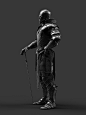 Harros, the Vassal, Dmitry Parkin : This is second character that I made for Mortal Shell.
Zbrush was used for design, prototyping and final sculpt.
Base meshes for armor I created in Softimage XSI and final low poly was unwrapped in Maya and textured in 