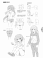 【绘画教程】动漫女孩子的绘制教程，想要掌握人体比例就得多练习！