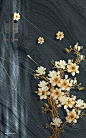 中式古典装饰画植物鲜花动物风景中式古典木窗海报