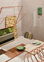 AD Spatial Materials : I was commissioned by AD Magazine Spain to develop a story about materials. The idea was to create a series of images with an installation-like approach playing with space and the lightness and heaviness of the different elements. W