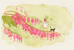 微凉*初夏采集到“美丽的日子” —— 韩国插画师 초록담쟁이插画欣赏