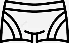 女泳裤服装时尚图标高清素材 女泳裤 女装轮廓 时尚 服装 免抠png 设计图片 免费下载