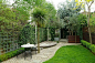 纯净的空间设计 阳光小院的清新花园家居图片