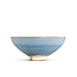 A Junyao purple-splashed blue-glazed bowl, Jin - Yuan dynasty | 金至元 鈞窰天藍釉紫斑盌
