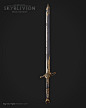 Ebony Claymore - TES:Skyblivion, Spyros Frigas : This is a remake of The Elder Scrolls IV: Oblivion's Ebony two-handed Claymore. It is made for Skyblivion, a massive mod for The Elder Scrolls V: Skyrim that aims to recreate the world of Oblivion, but usin