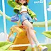 旅游出行周边游线路营销清新感3D全屏竖版海报AIGC