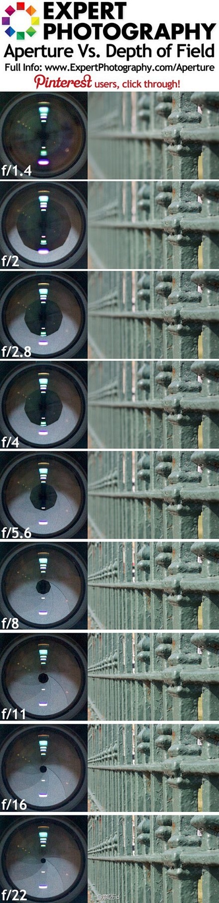 意匠id：不同光圈的拍摄效果。