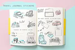 58款手绘旅行主题插画设计素材 Hand Drawn Travel Illustrations #2062414-设计元素-@美工云(meigongyun.com)