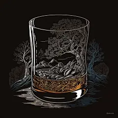 AI绘画_Prompts_OneWillSurvive_tshirt_vector_screen_printedwhiskey_glass_detail_1563768f-2ec3-48fa-ba3c-e6029901c42c_xpanx.com