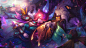 General 7680x4320 Elderwood Xayah & Rakan (League of Legends) Xayah (League of Legends) Rakan (League of Legends) League of Legends Riot Games nature