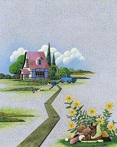 日本艺术家安田雅章的清新插画作品欣赏 ​​​​