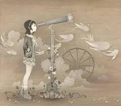 【插画】Amy Sol 插画欣赏 | 思念往昔