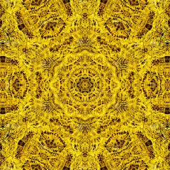 表面金色抽象万花筒图案，用于剪贴簿，壁纸，智能手机的案例，网页背景，打印，表面纹理，枕头，毛巾，亚麻