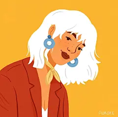 照片由 Aurore Bay ✏️ 于 2021 年 5 月 25 日分享，标记为 @venus.solitaire。 可能是一个或多个人物的动漫风格图像和文字，上面写着“AURORE”。