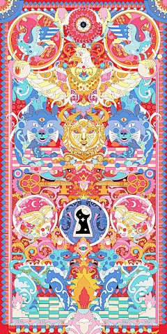 奇思妙想图形插画设计合集欣赏
作者：Yo Az -Paris, France ​​​​