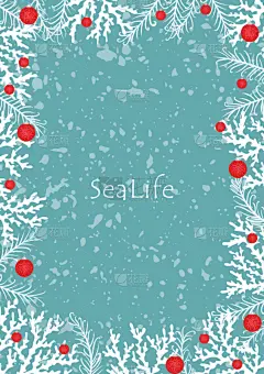 事件,珊瑚,晚会,唇形科,叶子,松树,背景,绿色,装饰