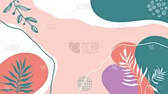 简单抽象的有机背景。可以用于墙壁装饰，明信片，海报，宣传册，社交媒体帖子，移动应用程序，横幅设计和网