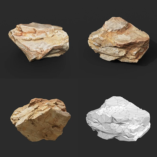 Yellow Rock Modular 221115 - Ultra HD 16K Texture-花瓣网