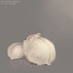 midnight  的插画 仓鼠练习