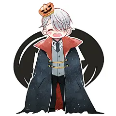 (2) ユーリxハロウィン - スカ - pixiv : pixiv是提供插画等作品的投稿、阅览服务的「插画交流网站」。这里有各种各样不同风格的投稿作品，我们还会举办官方、用户企画的各种比赛。