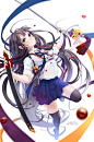 二次元带刀的女高中生