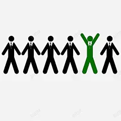 卡通个性求职图标的PSD分层 平面电商 创意素材