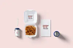 食品包装店铺文创样机