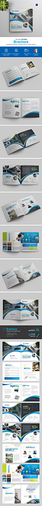 Square Bi-Fold Brochure - Brochures Print Templates
