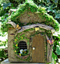 DIY make your fairy house !:  #花园# #素材# #楼梯# #创意# #庭院#