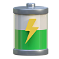 Charging Battery 3D Icon