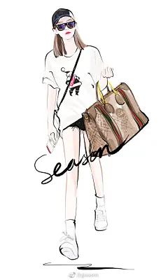#jjseason插画# #插画明星搭配# ----- 出发吧，说走就走的旅行~~ 出行美搭，你喜欢哪一款？#唐嫣# #关晓彤# #张天爱# #杨幂# #宋茜# #王子文# #范冰冰# #刘亦菲# #童谣# ​​​​