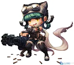 韩游 MapleStory2资源 冒险岛2 #日韩Q版# #日韩风格# #日韩原画# #角色宣传# #二头身#