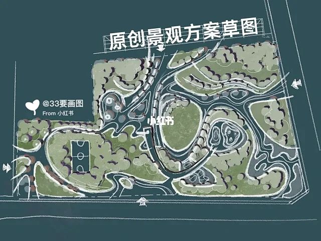 景观方案平面日常练习