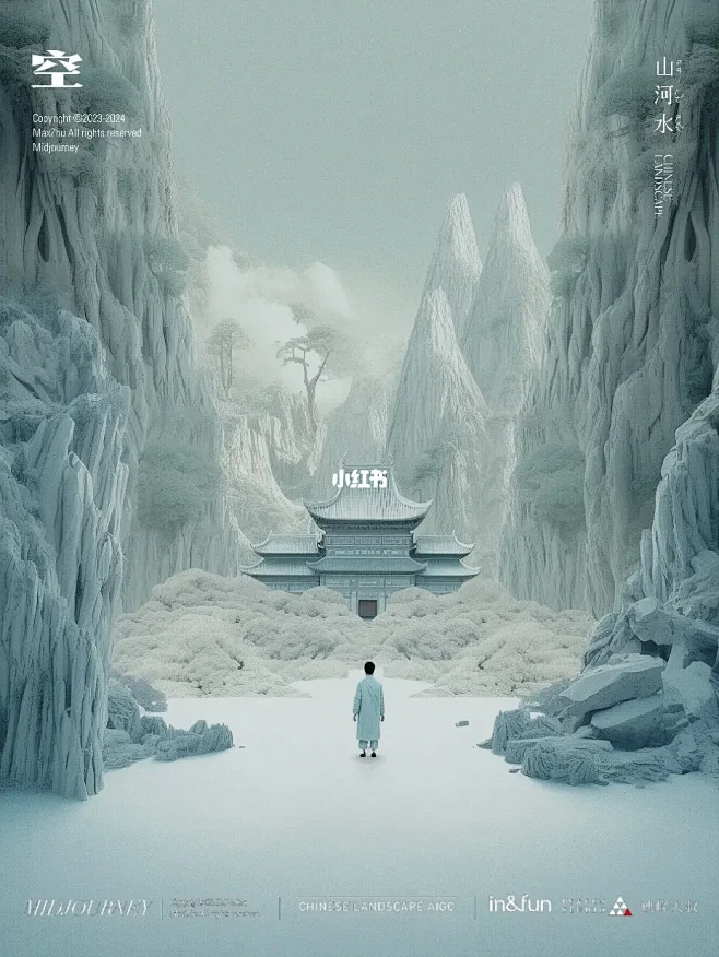 国风山水｜东方禅意枯山水-花瓣网
