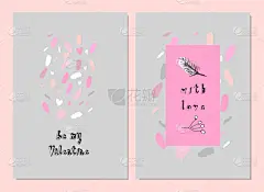 可爱的,抽象,贺卡,生日,创造力,传统,请柬,周年纪念,文字,脆弱