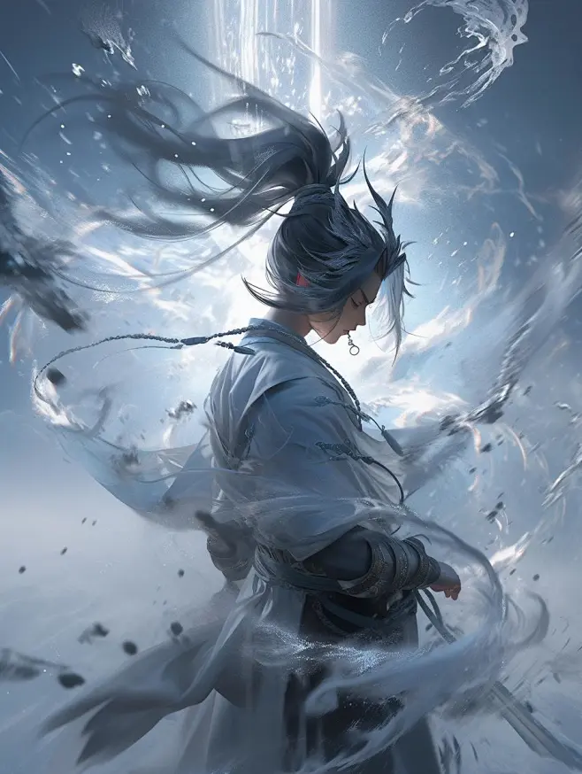 不泽手段：风起于青萍之末，浪成于微澜之间。#次元ai绘画 #原创古风计划 #仙侠 #古装玄幻 #小说-花瓣网