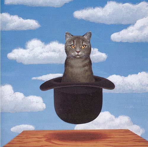 比利时画家 rené magritte (勒内·马格里特)超现实主义绘画作品一组