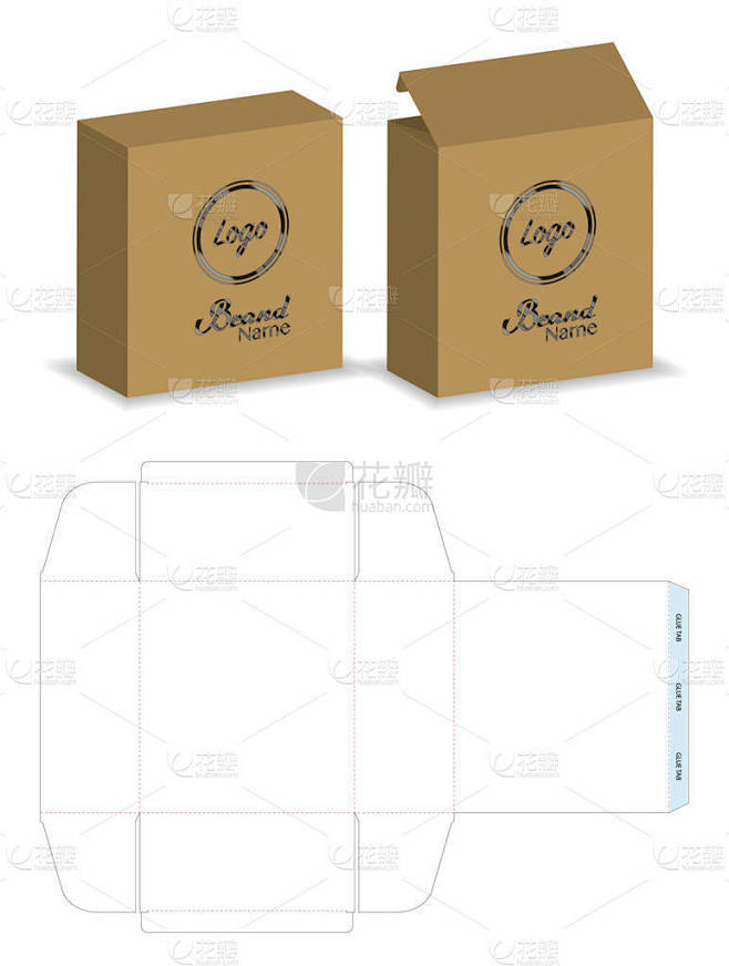 包装盒模切与3d 模拟