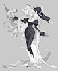 雪鸮 魔女帽