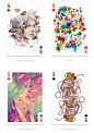 From the two of clubs to the ace of diamonds, each of 54 participants from all over the world has illustrated a single card in their own individual style and technique.