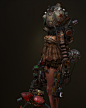 Lady Zhiva Void Girl, SANGHYUN KIM : I've made an adaptation of BHEAD's Figure "LADY ZHIVA VOID GIRL."