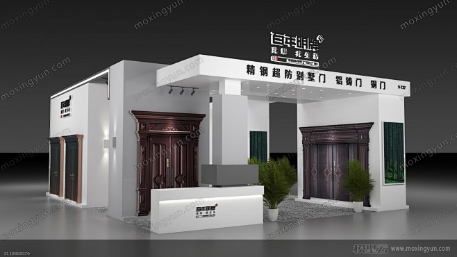 建博会门窗展览展示展台模型展览模型